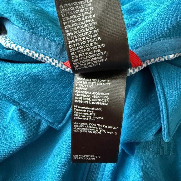 The North Face Women's Golf 1/4 Zip Polo Athletic Short Sleeve Shirt Large - Picture 5 of 6